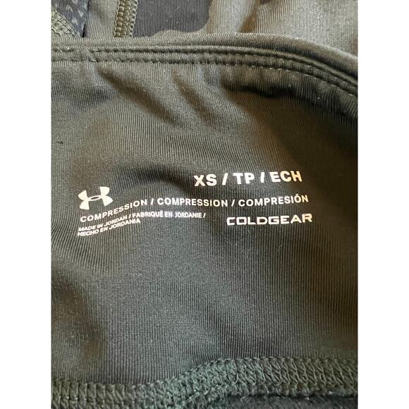 Underarmour Women's Army Green Compression Leggings With Camo Size XS - Picture 3 of 5